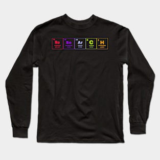 Research Periodic Elements Spelling Long Sleeve T-Shirt